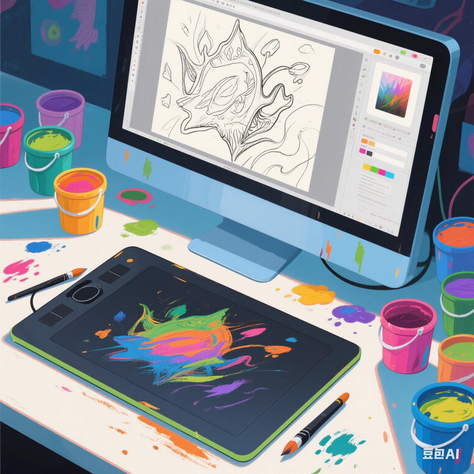 AI Drawing Icon